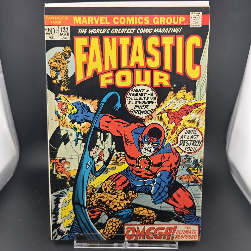Fantastic Four #132 (1973) VF 8.0 - 8.5 Bronze Age Marvel Key Steranko Cover
